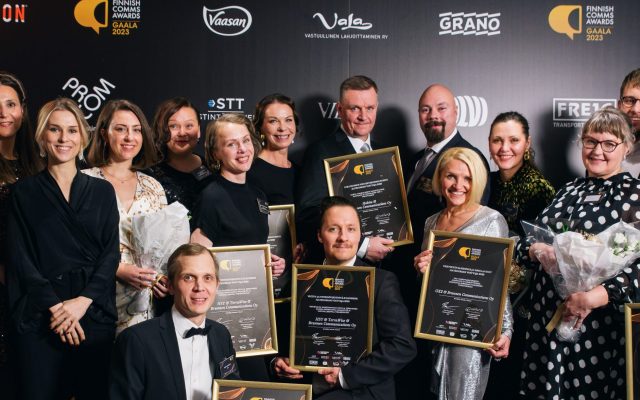 Brunnenille kolme voittoa Finnish Comms Awardsissa